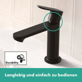 hansgrohe Rebris S Einhebel-Waschtischarmatur 110 CoolStart ohne Ablaufgarnitur