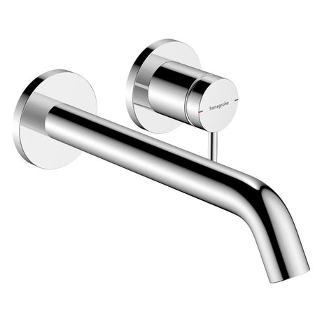 hansgrohe Tecturis S Einhebel-Waschtischarmatur Unterputz für Wandmontage mit Auslauf 22,5 cm