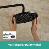 hansgrohe Vernis Blend Duschsystem 200 1 jet EcoSmart mit Brausethermostat