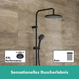 hansgrohe Vernis Blend Duschsystem 200 1 jet EcoSmart mit Brausethermostat