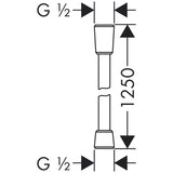 hansgrohe Isiflex Brauseschlauch 125 cm