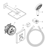 hansgrohe Raindance E Brausesystem 300, 1 Strahlart mit ShowerSelect Thermostat