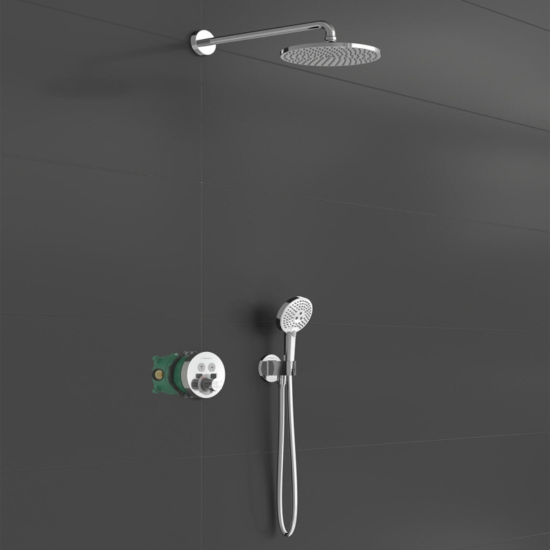 hansgrohe Raindance S Brausesystem 240, 1 Strahlart PowderRain mit ShowerSelect S