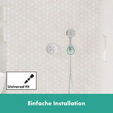 hansgrohe Fixfit S Wandanschluß mit Duschkopfhalterung