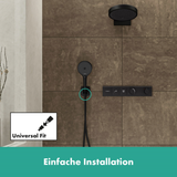 hansgrohe FixFit Q Wandanschluß mit Duschkopfhalterung