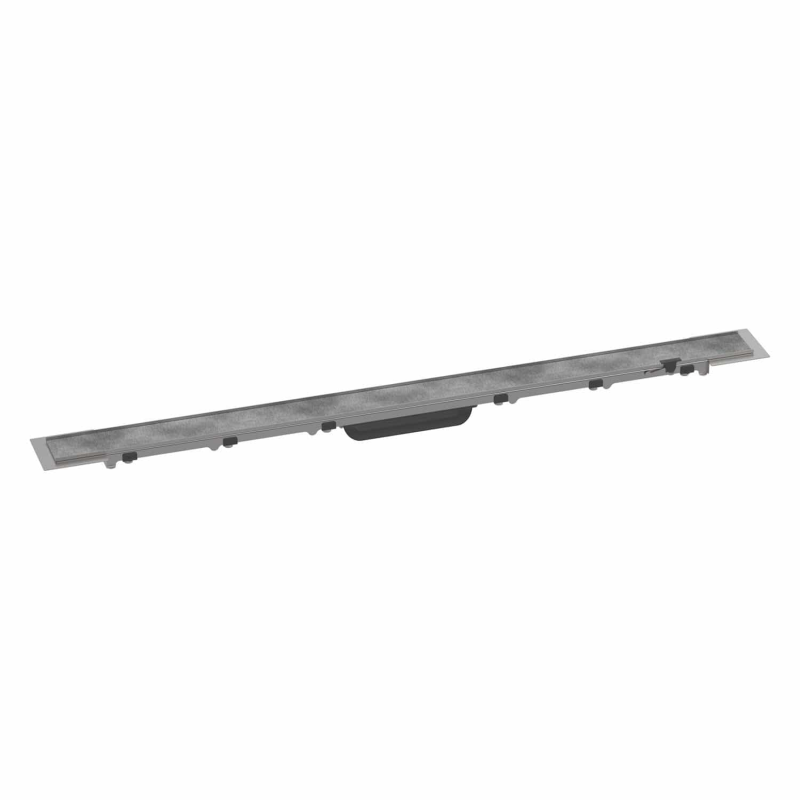 hansgrohe RainDrain Rock Fertigset Duschrinne 90 cm, kürzbar und befliesbar