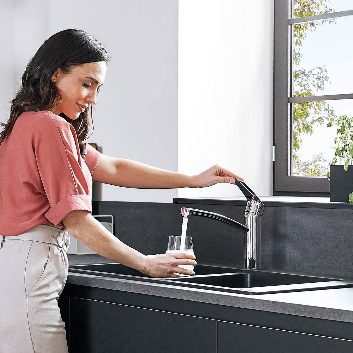 hansgrohe Focus M41 Einhebel-Küchenmischer 160, 1jet