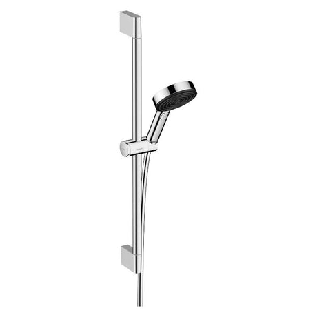 hansgrohe Pulsify Select S Duschset 105 3 Strahlarten Relaxation wassersparend mit Duschstange 65 cm