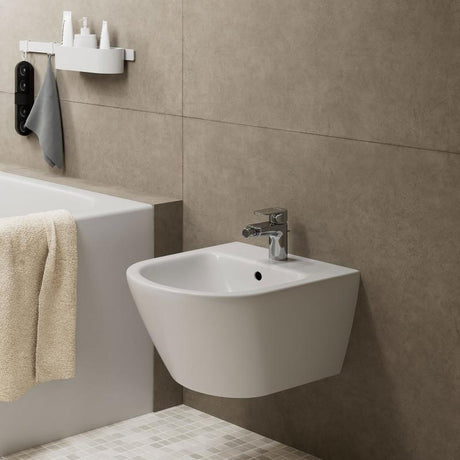 hansgrohe Vernis Blend Bidetarmatur mit Zugstangen-Ablaufgarnitur