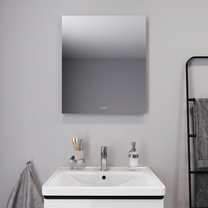 Duravit Licht & Spiegel Badspiegel "Good" 60 x 70 cm mit LED-Indirektlicht umlaufend