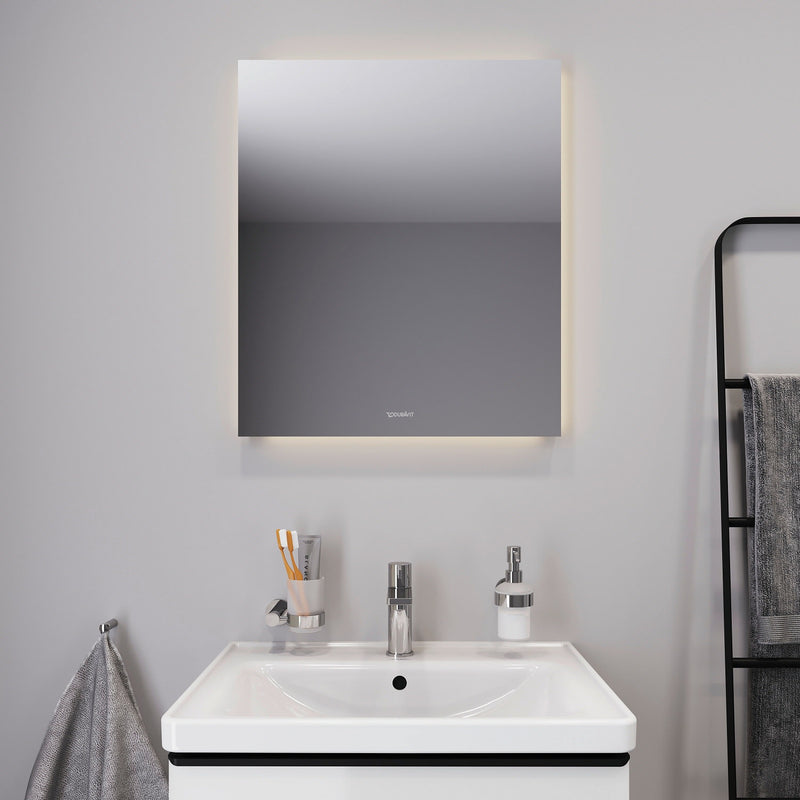 Duravit Licht & Spiegel Badspiegel "Good" 60 x 70 cm mit LED-Indirektlicht umlaufend