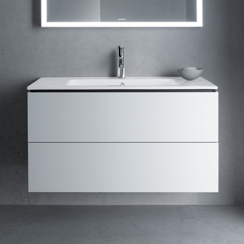 Duravit L-Cube Waschtischunterbau wandhängend mit 2 Auszügen, 102 x 48,1 cm