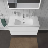 Duravit L-Cube Waschtischunterbau wandhängend mit 2 Auszügen, 102 x 48,1 cm