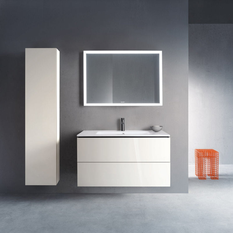 Duravit L-Cube Waschtischunterbau wandhängend mit 2 Auszügen, 102 x 48,1 cm