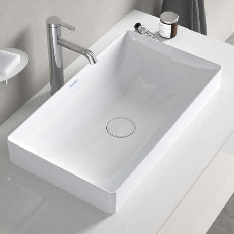 Duravit DuraSquare Aufsatzbecken ohne Hahnloch 60 x 34,5 cm