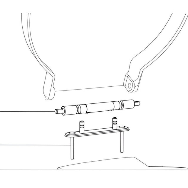 Duravit Ersatz-Absenkautomatikdämpfer Set für Starck 1 WC-Sitz 006588