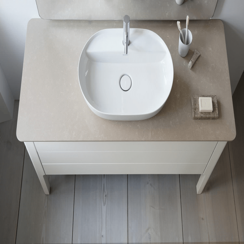 Duravit Luv Aufsatzbecken mit Hahnlochbank 60 x 40 cm