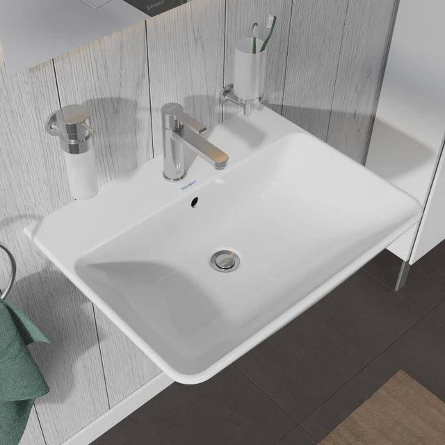 Duravit ME by Starck Waschtisch 65 cm mit 1 Hahnloch durchstochen