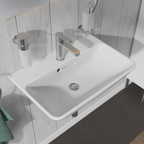 Duravit ME by Starck Waschtisch Compact mit 1 Hahnloch 60 x 40 cm