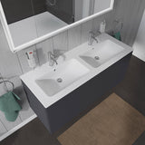 Duravit ME by Starck Möbel-Doppelwaschtisch 130 cm mit 1 Hahnloch