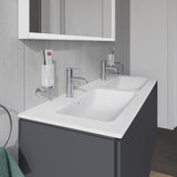 Duravit ME by Starck Möbel-Doppelwaschtisch 130 cm mit 1 Hahnloch