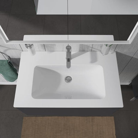 Duravit ME by Starck Möbelwaschtisch 83 cm mit 1 Hahnloch