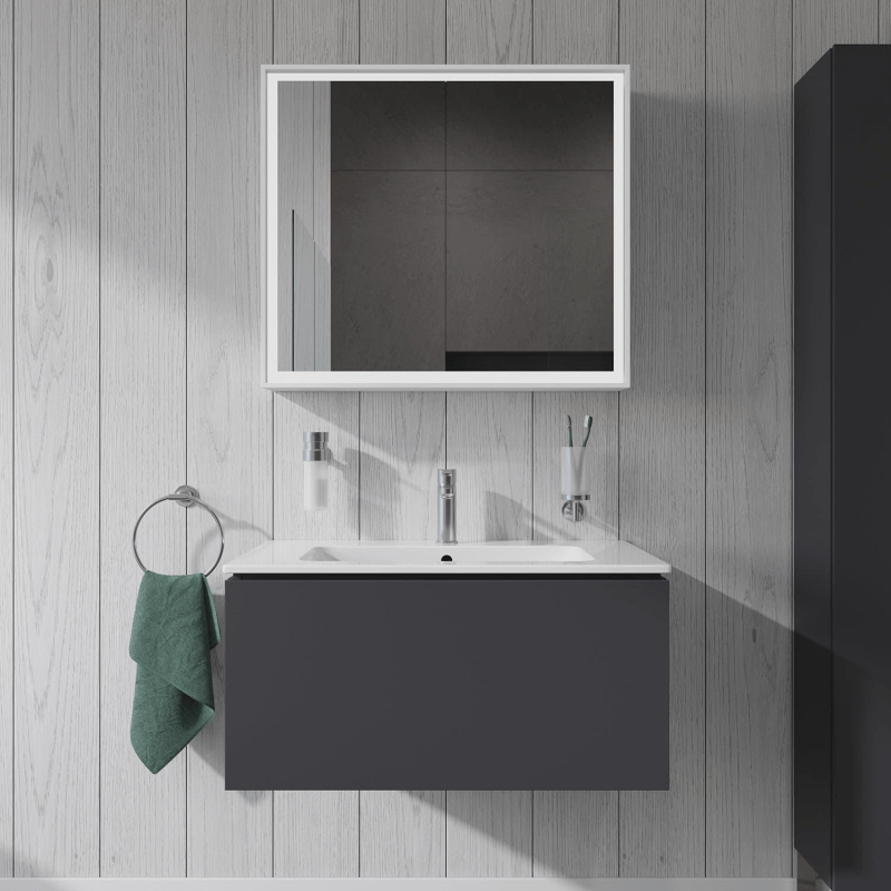 Duravit ME by Starck Möbelwaschtisch 83 cm mit 1 Hahnloch