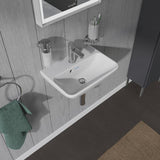 Duravit ME by Starck Handwaschbecken 45 cm, 1 Hahnloch durchgestochen