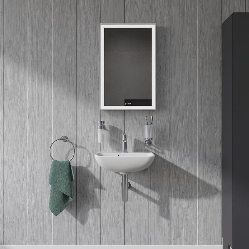 Duravit ME by Starck Handwaschbecken 45 cm, 1 Hahnloch durchgestochen