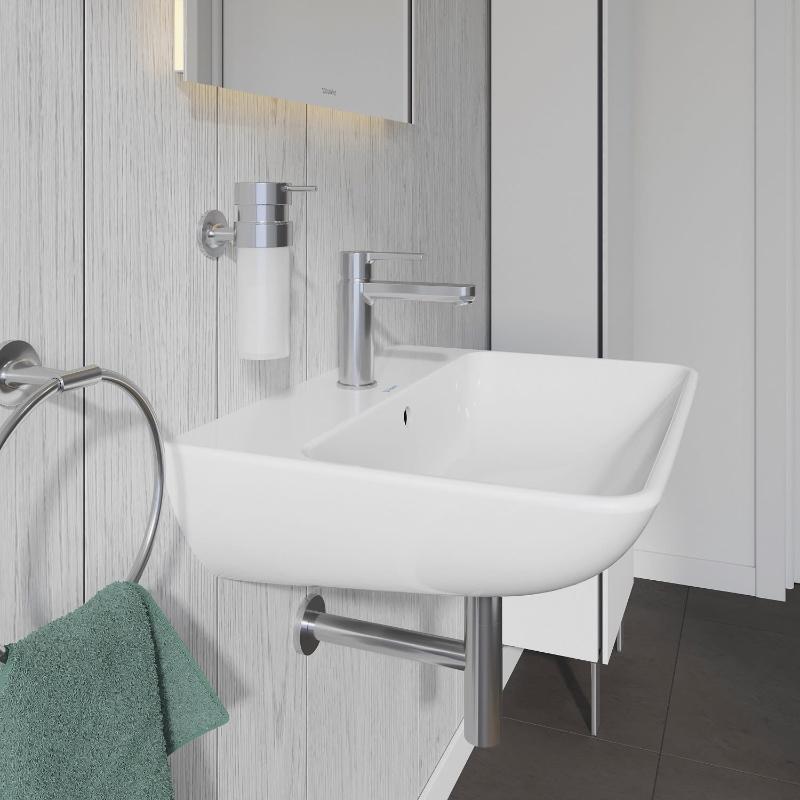 Duravit ME by Starck Waschtisch 60 cm mit 1 Hahnloch durchstochen