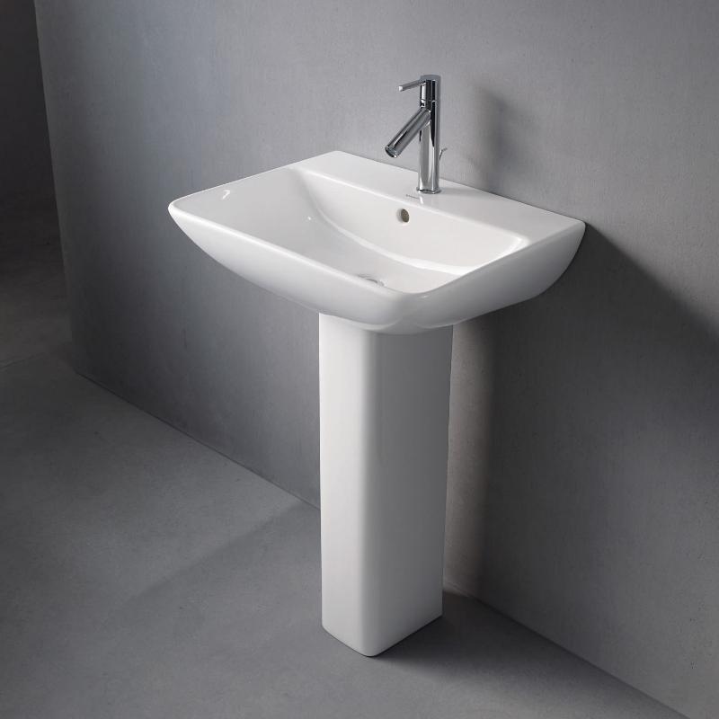 Duravit ME by Starck Waschtisch 60 cm mit 1 Hahnloch durchstochen