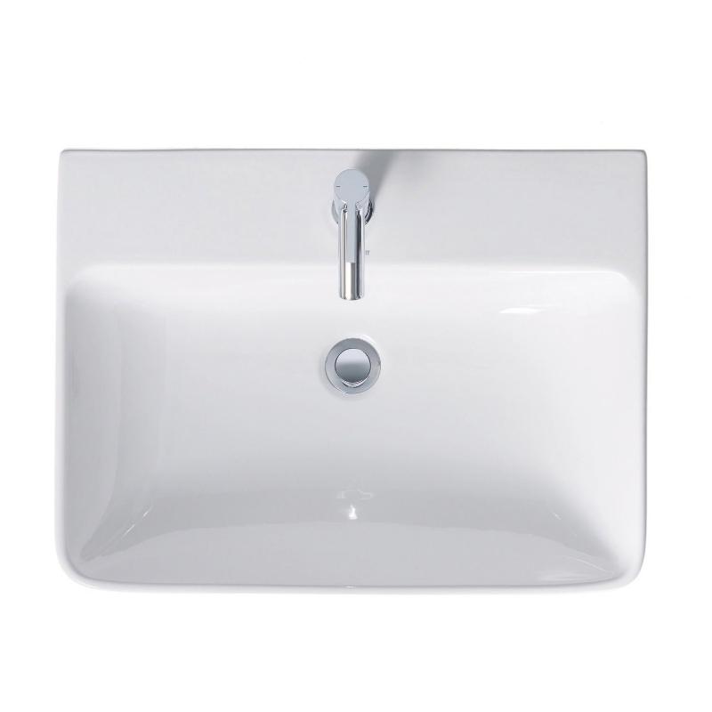 Duravit ME by Starck Waschtisch 65 cm mit 1 Hahnloch durchstochen