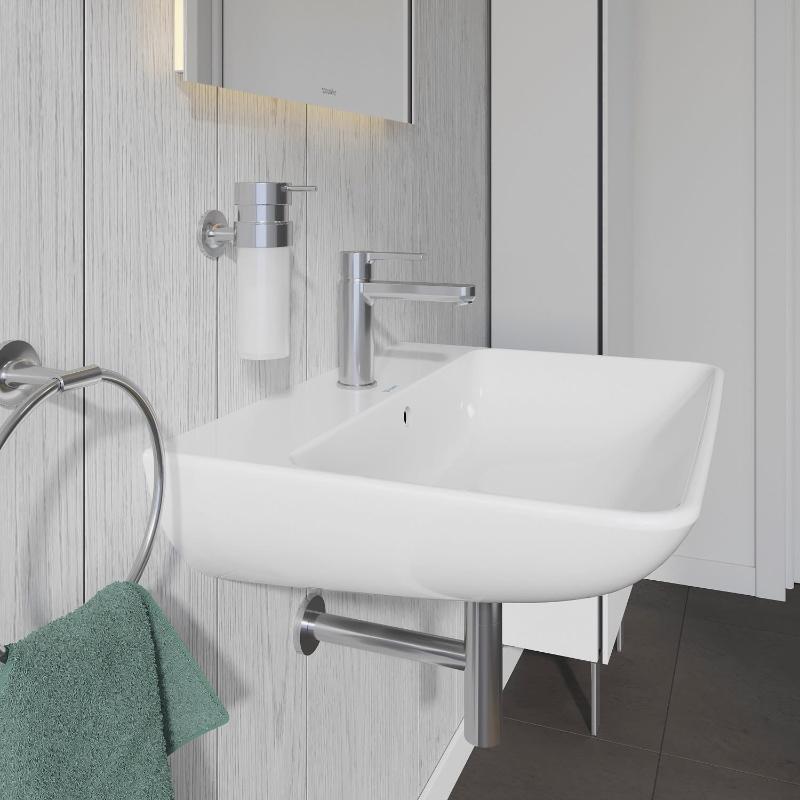 Duravit ME by Starck Waschtisch 65 cm mit 1 Hahnloch durchstochen