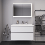 Duravit ME by Starck Möbelwaschtisch 103 cm mit 1 Hahnloch