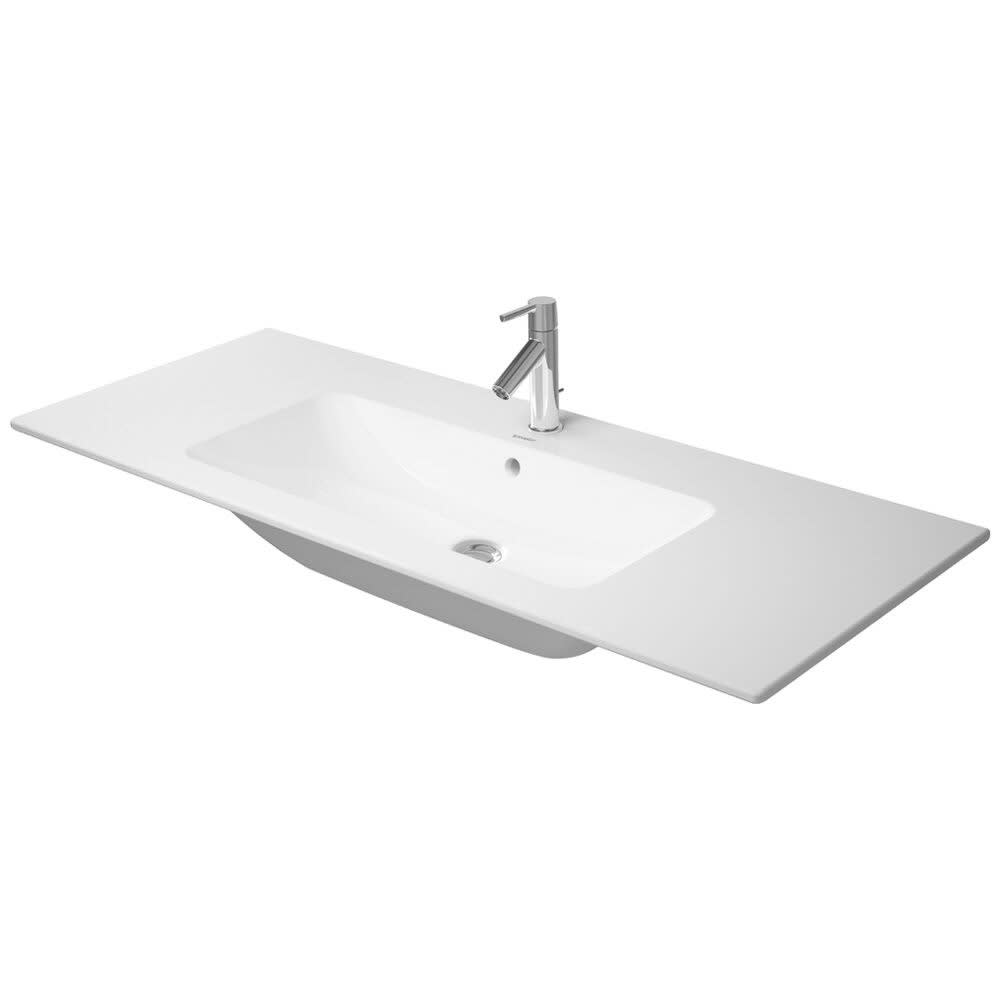 Duravit ME by Starck Möbelwaschtisch 123 cm mit 1 Hahnloch