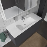 Duravit ME by Starck Möbelwaschtisch 123 cm mit 1 Hahnloch