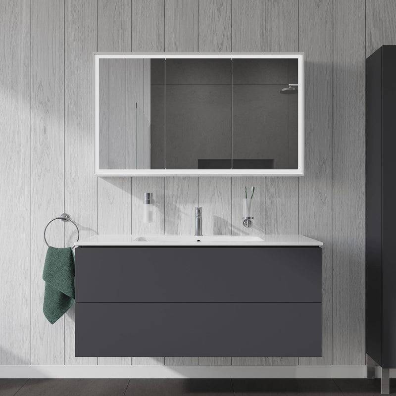 Duravit ME by Starck Möbelwaschtisch 123 cm mit 1 Hahnloch