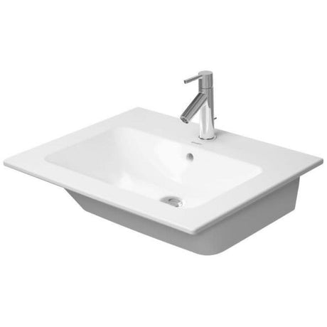 Duravit ME by Starck Möbelwaschtisch 63 cm mit 1 Hahnloch