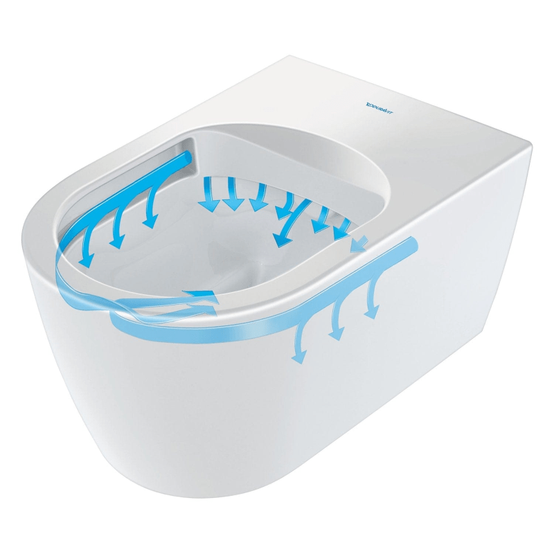 Duravit ME by Starck Wand-WC Rimless Set