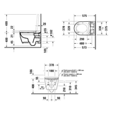 Duravit SensoWash Starck f Plus Compact Dusch-WC