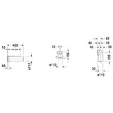 Duravit Vario-Anschlussset für WC-Kombinationen