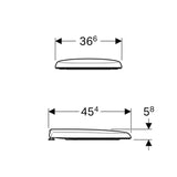 Geberit Renova WC-Sitz mit Deckel