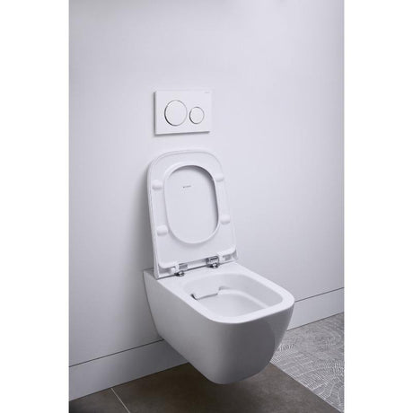 Geberit Smyle WC-Sitz Slim mit Absenkautomatik und Quick-Release-Scharnier