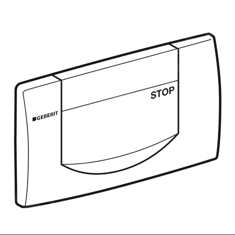 Geberit Betätigungsplatte 200F für Spül-Stopp Spülung