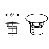 Geberit Clou Ventilabdeckung