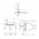 Geberit WC-Deckel zu Aquaclean 4000