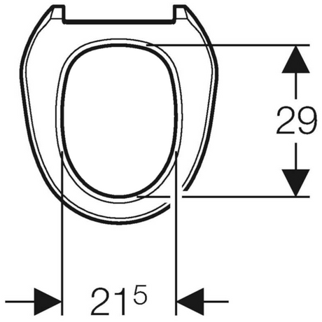 Geberit Ersatz WC-Sitz mit Deckel für Aquaclean 8000, 8000Plus und Balena 8000 WC