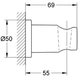 GROHE Rainshower Wandbrausehalter