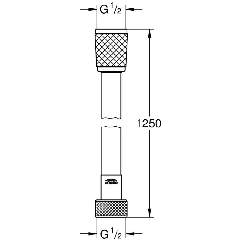 GROHE Relexaflex Brauseschlauch 125 cm