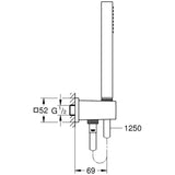 GROHE Euphoria Cube Stick Wandhalterset